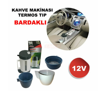{Katagori} / KAHVE MAKİNESİ TERMOS TİP PLASTİK 12V 