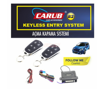 {DepartmanAdi} / AÇMA KAPAMA SİSTEMİ KUMANDALI 12V CARUB 4 TUŞLU  FOLLOWME ÇIKIŞLI {Ozet}