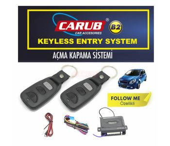 {Katagori} / AÇMA KAPAMA SİSTEMİ KUMANDALI 12V CARUB 3 TUŞLU  FOLLOWME ÇIKIŞLI 