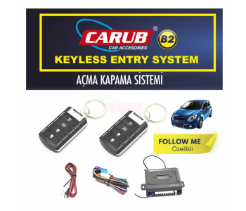 {Katagori} / AÇMA KAPAMA SİSTEMİ KUMANDALI 12V CARUB 4 TUŞLU  FOLLOWME ÇIKIŞLI 