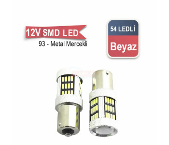 {DepartmanAdi} / LED 12V 93 AMPUL 21W BEYAZ     33 LEDLİ MERCEKLİ AD      CARUB {Ozet}