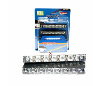 {Katagori} / SİS LAMBA LEDLİ 12V GÜNDÜZ FARI  6 LEDLİ İNCE CARUB 
