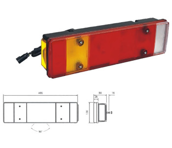 {Katagori} / STOP LAMBA 7 FONKSİYONLU KABLOSUZ PD80032 SOL 