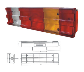 {Katagori} / STOP LAMBA 7 FONKSİYONLU KANALLI   MERCEDES ACTROS SOL SOKETLİ ÇERKEZ 