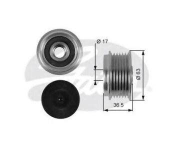 {DepartmanAdi} / KASNAK RULMANLI 6PK F233608 FORD CONNECT FOCUS 1.8D MONDEO FİESTA FUSİON MAZDA CAR-235494 CAR-332309 {Ozet}