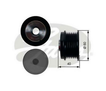 {DepartmanAdi} / KASNAK RULMANLI 6PK F354451 VALEO FORD C-MAX FİESTA FOCUS VOLVO S40 C30 V50  {Ozet}