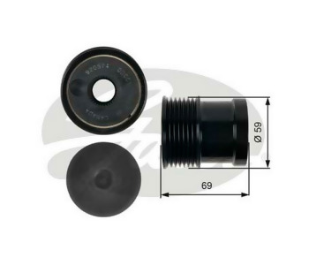 {Katagori} / KASNAK RULMANLI 7PK F558404 VİSTEON FORD TRANSİT V184 V347  