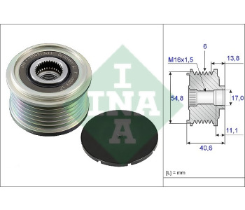 {DepartmanAdi} / KASNAK RULMANLI 6PK F550213 CLİO 3 MODUS MEGAN SCENİC MİCRA KANGO NİSSAN QASHQAI  {Ozet}