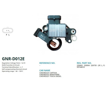 {DepartmanAdi} / KONJEKTÖR 12V DELCO TİP L-DFM CHEVROLET SPARK LACETTİ NUBIRA KALOS CAPTİVA YANDAN 2 FİŞLİ D29A    {Ozet}