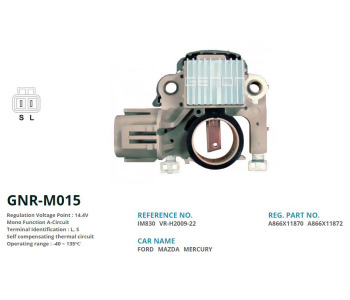 {Katagori} / KONJEKTÖR 12V MİTSUBİSHİ TİP L-S MAZDA 626  RX7 RX6   VRH200922 IM830 YR569  M015  GA803   M22 