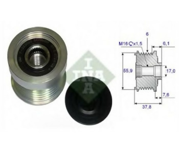 {Katagori} / KASNAK RULMANLI 6PK F230401 F552923 F553099 BOSCH VOLVO 2.0 2.4 2.5 S60 S70 S80 C60 C70 C80 XC90 