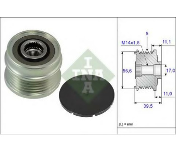 {DepartmanAdi} / KASNAK RULMANLI 5PK F582200 DENSO FORD FOCUS 2 VOLVO S40 V40 V50 V70 {Ozet}