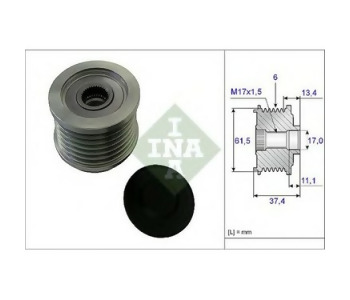 {Katagori} / KASNAK RULMANLI 6PK F230866 MAKO MARELLİ FIAT DOBLO BRAVO MAREA LANCIA ALFA ROMEO 1.9JTD  