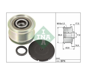 {Katagori} / KASNAK RULMANLI 6PK F550181 F550191 F557755 VALEO CLİO MİCRA NİSSAN ALMERA SCENİC KANGO MEGAN DACİA  
