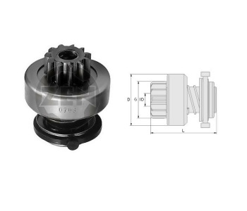 {DepartmanAdi} / MARŞ DİŞLİ 11D BOSCH TİP ALFA ROMEO ROVER   9003336206    Z706  SDR1132 {Ozet}