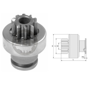 {DepartmanAdi} / MARŞ DİŞLİ 10D LUCAS TİP FORD R19  220210     Z1134  SDR9040 {Ozet}