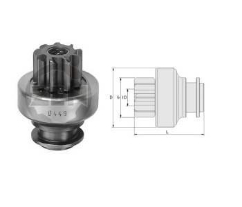 {Katagori} / MARŞ DİŞLİ 9D LUCAS TİP LAND ROVER DİZEL   54267317     Z449  SDR0019 