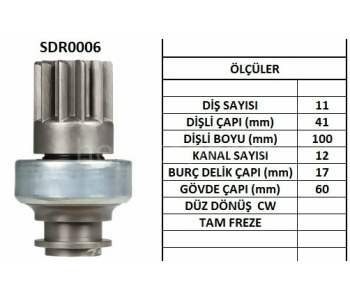 {Katagori} / MARŞ DİŞLİ 11D LUCAS TİP BALCANCAR VALMET TRATOR 1180   TNB172 54268565     Z557   SDR0006 