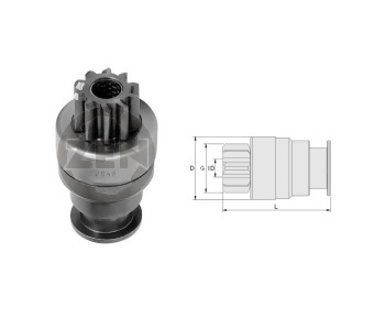 {DepartmanAdi} / MARŞ DİŞLİ 10D NİPPONDENSO TİP SAMSUNG DAEWOO İŞ MAKİNASI 0283007530     Z948  SDR3023 {Ozet}