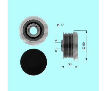 {Katagori} / KASNAK RULMANLI 6PK F237101 VALEO FİAT PUNTO 500 MULTİJET 1.3 SUZİKİ OPEL CORSA REANULT KALEOS  