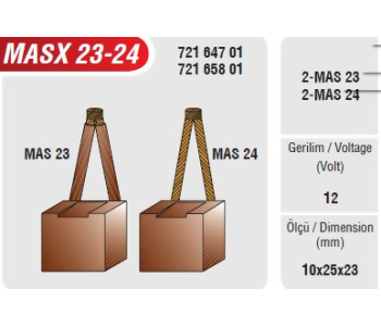 {Katagori} / MARŞ KÖMÜRÜ MAKO TİP 10*25*23 FORD CARGO CHRESYLER MEGA 