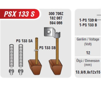 {DepartmanAdi} / MARŞ KÖMÜRÜ VALEO TİP 14*7*12*15 R9 D9E 36-38  MEGA {Ozet}