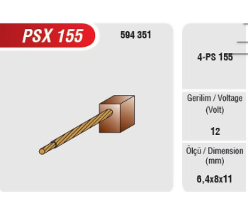 {DepartmanAdi} / MARŞ KÖMÜRÜ VALEO TİP 6.5*8*11 D7E MERCEDES CLİO MEGAN MEGA  {Ozet}