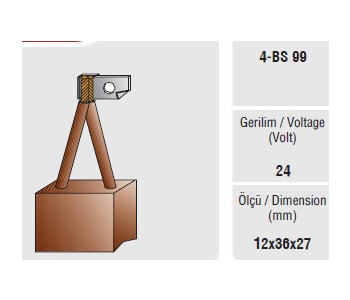 {DepartmanAdi} / MARŞ KÖMÜRÜ BOSCH TİP 12*36*27    BSX60 MERCEDES 303 ALFKB 6HP İLE MEGA {Ozet}