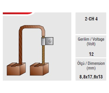 {Katagori} / MARŞ KÖMÜRÜ CAV TİP 8.8*17.5*13  CHRYSLER DOÇ 100 DOÇ 200  DESATO  MEGA 