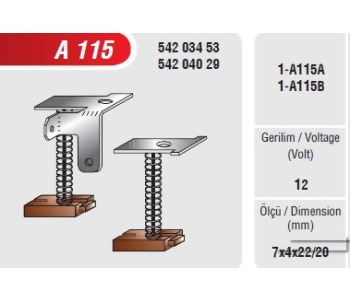 {DepartmanAdi} / ALTERNATÖR KÖMÜRÜ LUCAS TİP 4*7*21  EM ÜNİVERSAL MEGA {Ozet}