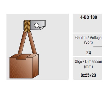 {DepartmanAdi} / MARŞ KÖMÜRÜ BOSCH TİP 8*25*13   FORD CARGO YM MEGA {Ozet}