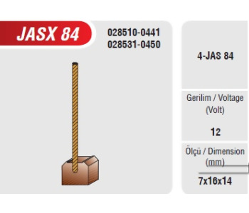 {DepartmanAdi} / MARŞ KÖMÜRÜ NİPPONDENSO TİP 7*16*14 TOYOTA HONDA DAIHATSU         FT124 {Ozet}