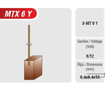 {Katagori} / SİLECEK SİLGİ KÖMÜRÜ 6.4*6.5*13 ÜNİVERSAL MEGA 