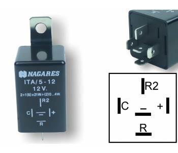 {Katagori} / FLAŞÖR 12V 5 FİŞLİ  ITA/5-12  ITA 5-12  ITA512  MAHLE 