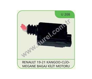 {DepartmanAdi} / BAGAJ KİLİT MOTORU R19 R21 MEGANE CLİO KANGO   MK60 U208 {Ozet}