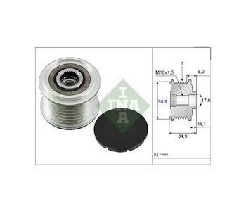 {DepartmanAdi} / KASNAK RULMANLI 7PK F235449 BOSCH TOUAREG 3.2 L PORSCE CAYENNE 3.2 {Ozet}