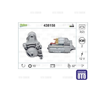 {Katagori} / MARŞ MOTORU 12V 10D 2.2  VALEO TİP RENAULT MASTER 1.9 TDI 2.5TDI 2.5 TD OPEL MOVANO 2.5 TD 