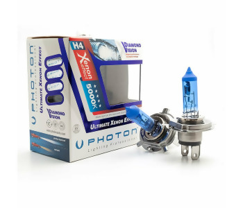 {DepartmanAdi} / 12V H4 AMPUL 55W-65W DİAMOND VİSİON 5000K PHOTON {Ozet}