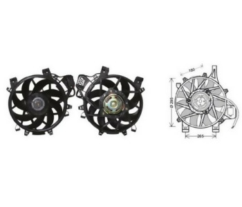 {Katagori} / FAN MOTORU 12V DAVLUMBAZLI OPEL CORSA C 1.7 OPEL COMBO 1.7  ASTRA H 5000089 1341338 9129966  