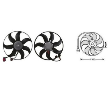 {DepartmanAdi} / FAN MOTORU VW GOLF V-JETTA III-OCTAVİA 1,4 TSI {Ozet}