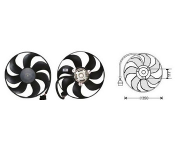{DepartmanAdi} / FAN MOTORU 12V VW GOLF 4 1.9 VW BORA PASİFİK TERS        1J0959455S {Ozet}