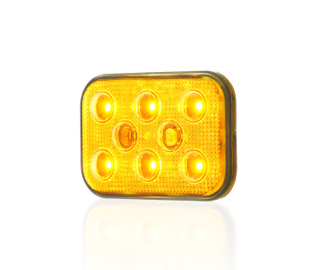 {DepartmanAdi} / BASAMAK LAMBA 6 LEDLİ 24V DİKDÖRTGEN SARI {Ozet}