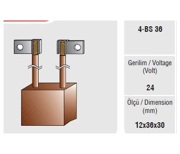 {DepartmanAdi} / MARŞ KÖMÜRÜ BOSCH TİP 12*36*28  MERCEDES MAN MAGIRUS VOLVO SCANİA SCHUNK {Ozet}