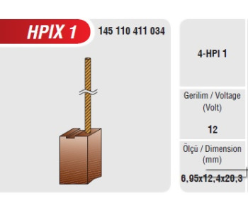 {Katagori} / DİREKSİYON POMPA KÖMÜRÜ HPIX1 7*12.5*20  