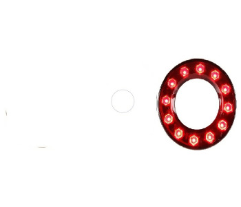 {DepartmanAdi} / STOP LAMBA ARKA NEOPLAN YUVARLAK 12 LEDLİ  KIRMIZI  DIŞ   İÇİ BOŞ  12V 24V  3235LK {Ozet}