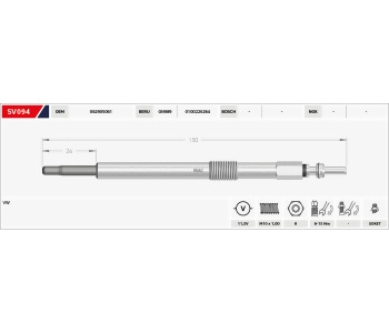 {Katagori} / KIZDIRMA BUJISI 11.5V B150.5-B26  GX149 0100226284  VW VOLT LT28 LT46 