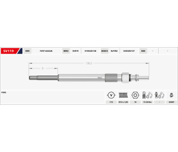 {Katagori} / KIZDIRMA BUJISI 11V B130.5-B31  GX130-CH237-GV819 FORD ECOLINE E350 PICK UP F250  