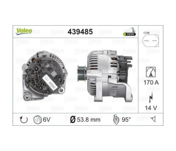 {DepartmanAdi} / ALTERNATÖR 12V 170A VALEO TİP BMW 5.30  7.30 E60 E61 E65 E66 TG17C010 {Ozet}