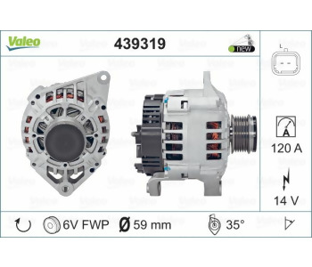 {Katagori} / ALTERNATÖR 12V 120A VALEO TİP MEGAN LAGUNA KANGO VOLVO S40 SCENİC 1.9  