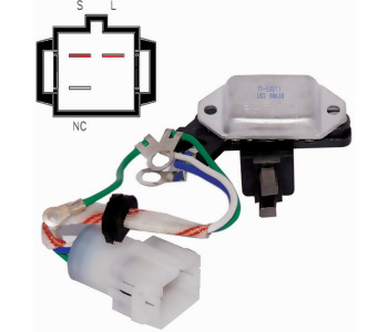 VRT-VH0204 KONJEKTÖR 12V HİTACHİ TİP ISUZU KARE SOKETLİ VRH      IH204   YR       